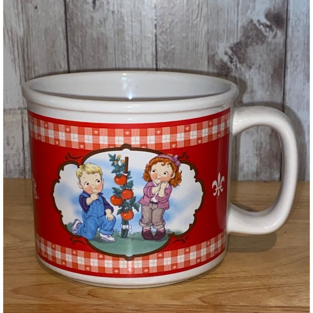 2002 Campbell's Soup Kids Garden Tomato Mug Houston Harvest #31482